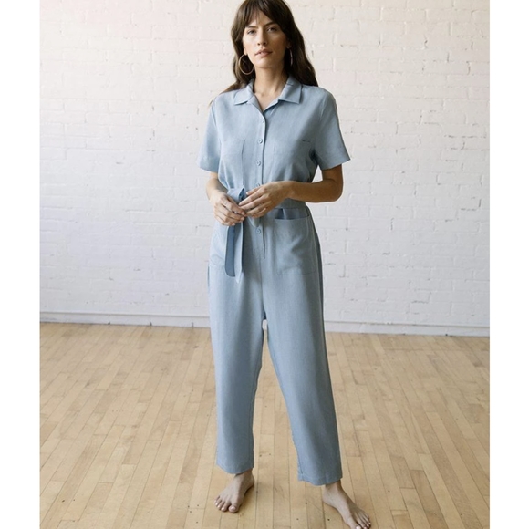 🆕 Tradlands Finn Jumpsuit in Surf XS - Picture 2 of 9